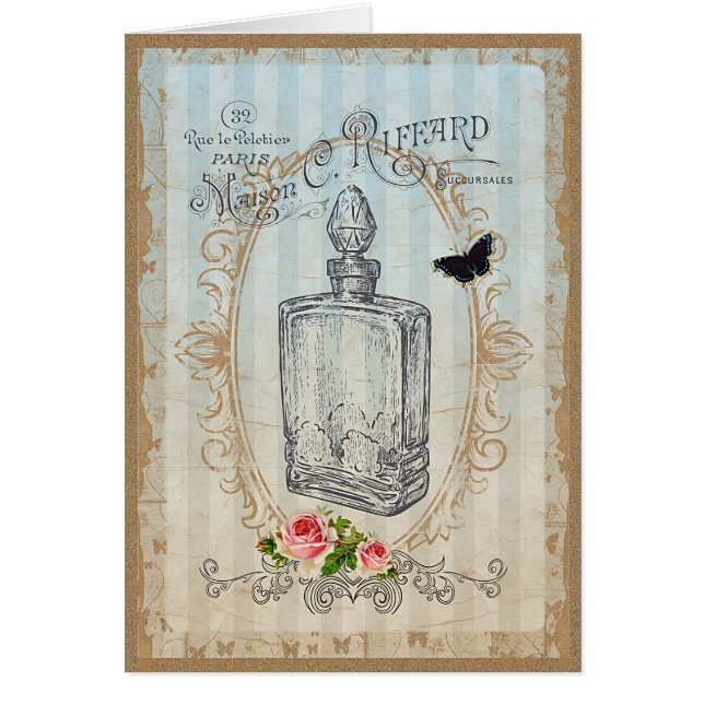 Le Parfum I - gratulationskort Hälsningskort (Framsidan)
