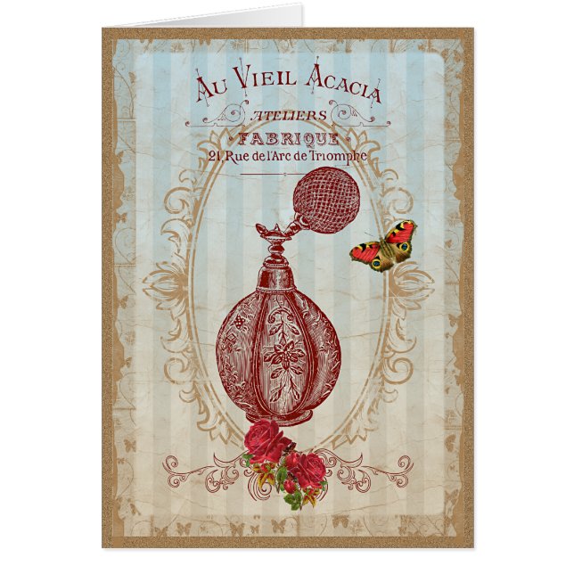 Le Parfum III - Notecard OBS Kort (Framsidan)