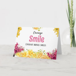 le Patientuppmuntrande cancerkort Kort