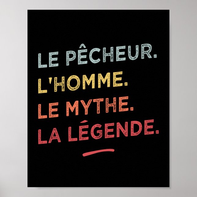 Le pêcheur l'homme le mythe la légende poster (Framsidan)