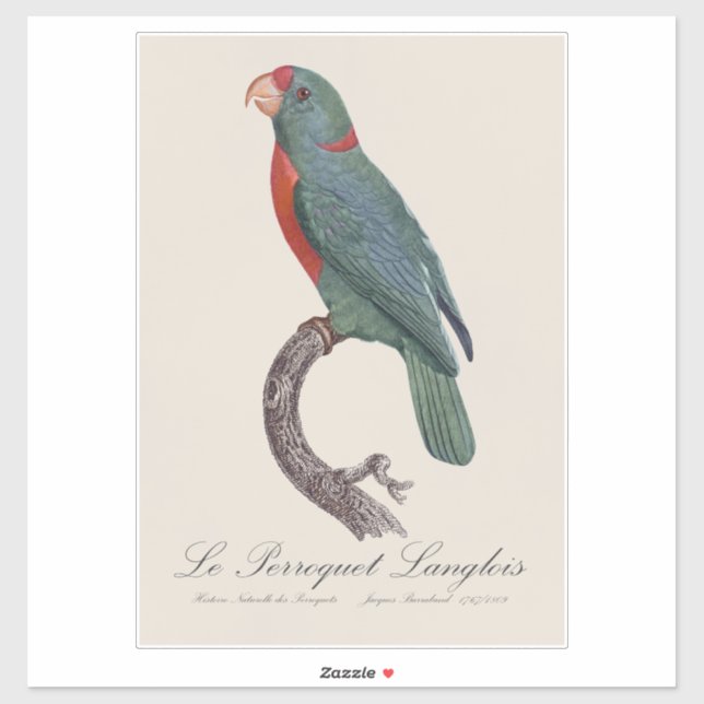 Le Perroquet Langlois Klistermärken (Ark)