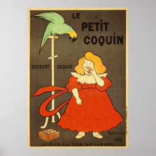 Le Petit Coquin av Cappiello Vintage Advertisement Poster