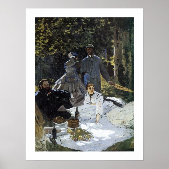 Le Petit Dejeuner Sur L'Herbe Poster (Framsidan)