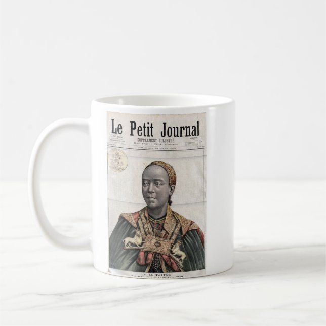 Le Petit Journal etiopian Empress Taytu Notebook Kaffemugg (Vänster)