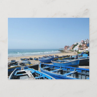 Le petit port de Taghazout Vykort