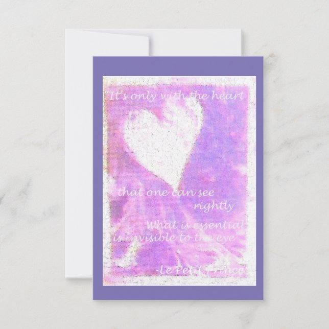 Le Petit Prince Greeting Card Tack Kort (Framsida)