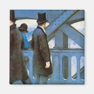 Le Pont de l'Europe av Gustave Caillebotte Magnet