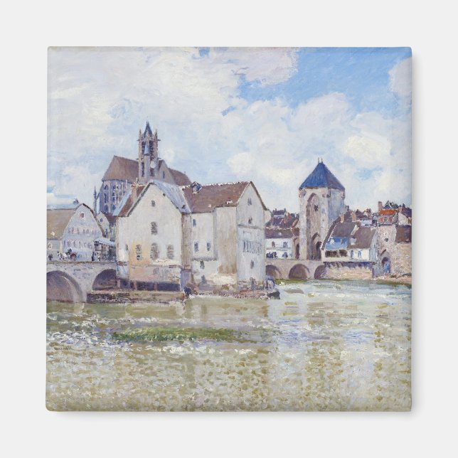 Le Pont de Moret, Alfred Sisley Magnet (Framsidan)