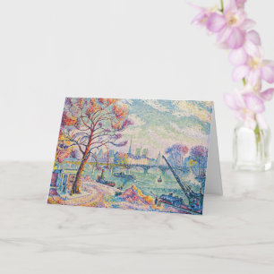 Le Pont Des Arts Paris Paul Signac Kort