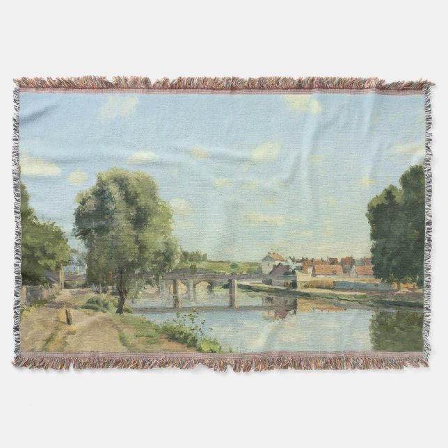 Le Pont Du chemin De Fer Camille Pissarro Filt (Framsidan)
