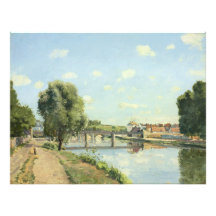 Le Pont Du chemin De Fer Camille Pissarro