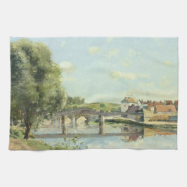 Le Pont Du chemin De Fer Camille Pissarro Kökshandduk