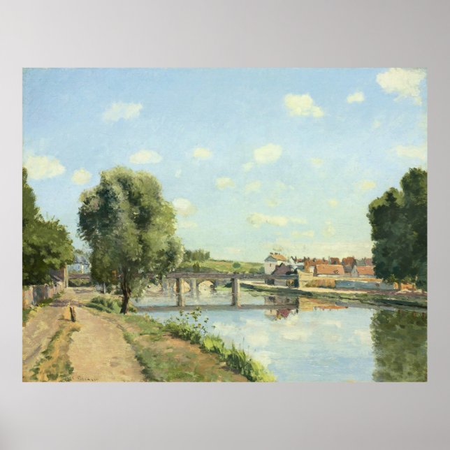 Le Pont Du chemin De Fer Camille Pissarro Poster (Framsidan)