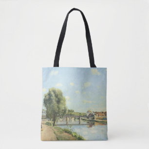 Le Pont Du chemin De Fer Camille Pissarro Tygkasse