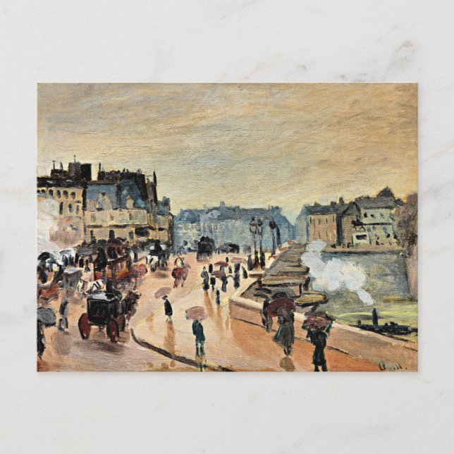 Le Pont Neuf från Claude Monet Vykort (Framsida)