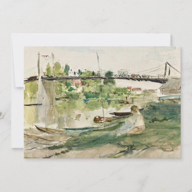 Le Pont sur l'Oise | Berthe Morisot (Framsida)