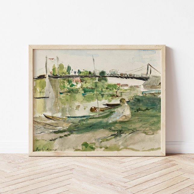 Le Pont sur l'Oise | Berthe Morisot Poster (Skapare uppladdad)