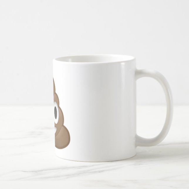 Le poopen Emoji Kaffemugg (Höger)