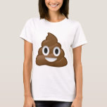 Le poopen Emoji Tee Shirt<br><div class="desc">En lycklig hög av poop</div>