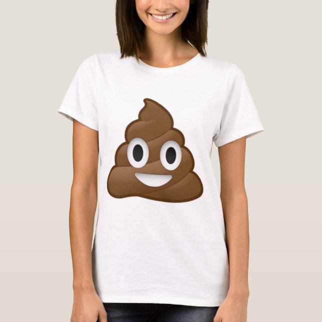 Le poopen Emoji Tee Shirt (Framsida)