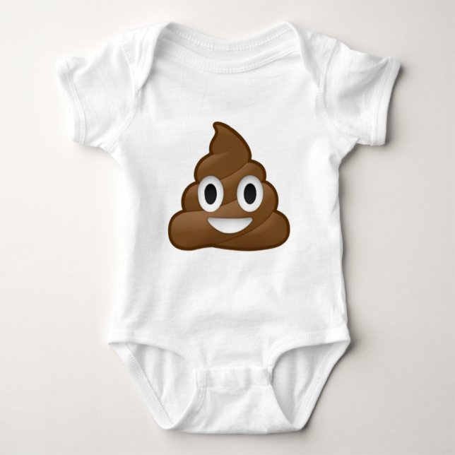 Le poopen Emoji Tee Shirt (Framsida)