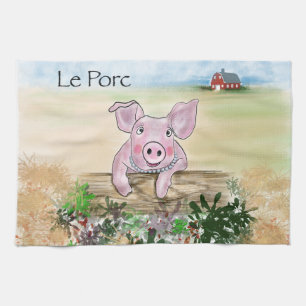 Le Porc Kitchen Towel Kökshandduk