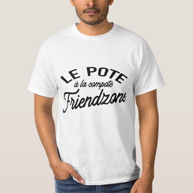 le pote à la compote friendzone t shirt (Framsida)