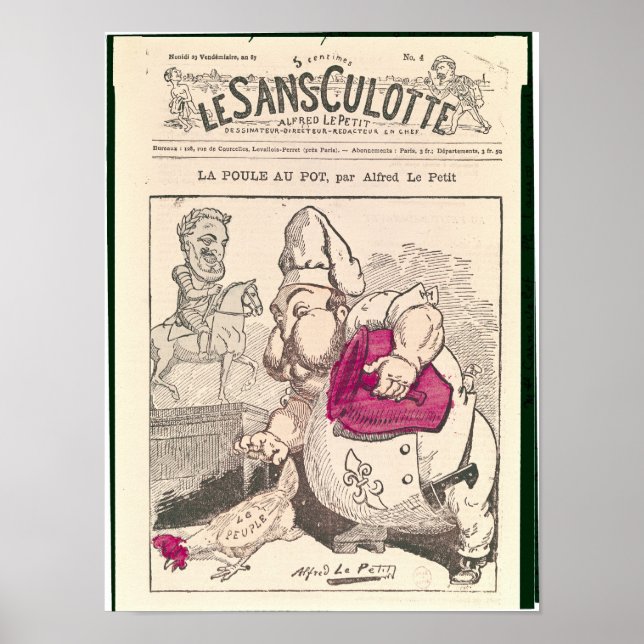 Le Poule au Pot' Poster (Framsidan)
