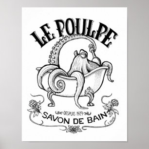 Le Poulpe Bada tvålaffisch Poster