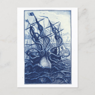 Le Poulpe Colossal 1801 Blue Vykort
