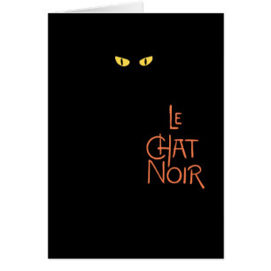 Le Prata Noir i mörken Hälsningskort