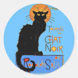 Le Prata Noir Runt Klistermärke