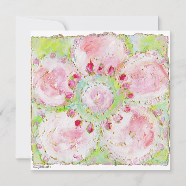 "le printemps"-duschinbjudan inbjudningar (Framsida)