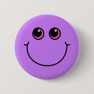 Le purpurfärgat Emoji ansikte Knapp