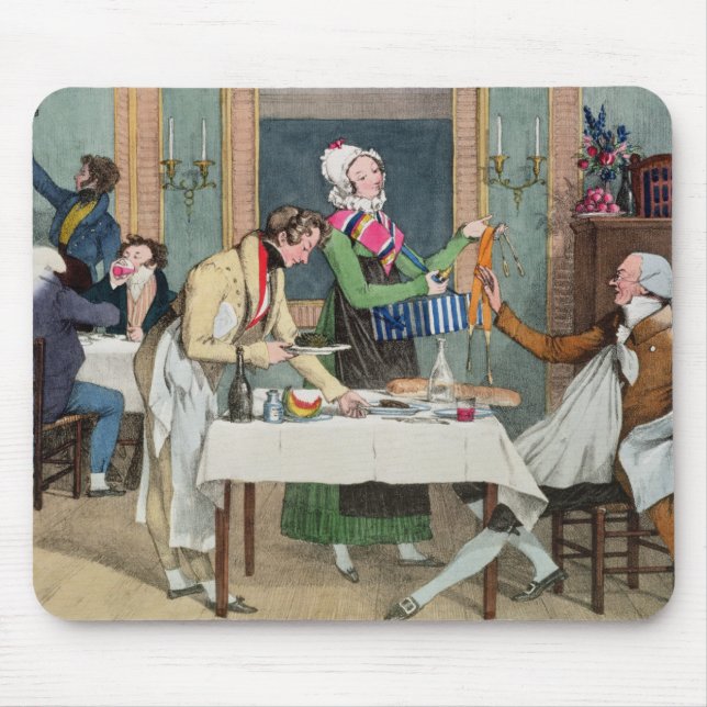 Le Restaurang, pub. vid Rodwell och Martin 1820 (c Musmatta (Framsidan)