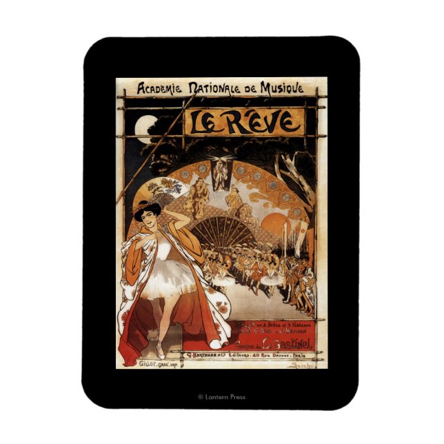 Le Reve Ballet Performance OperHouse Magnet (Vertikal)