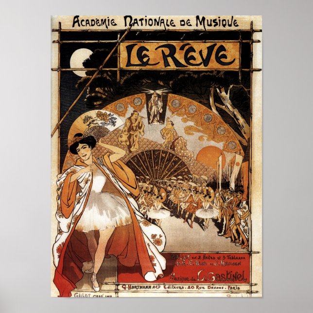 Le Reve Ballet Performance OperHouse Poster (Framsidan)