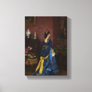 Le Robe Bleu vid Augusti Toulmouche Canvastryck