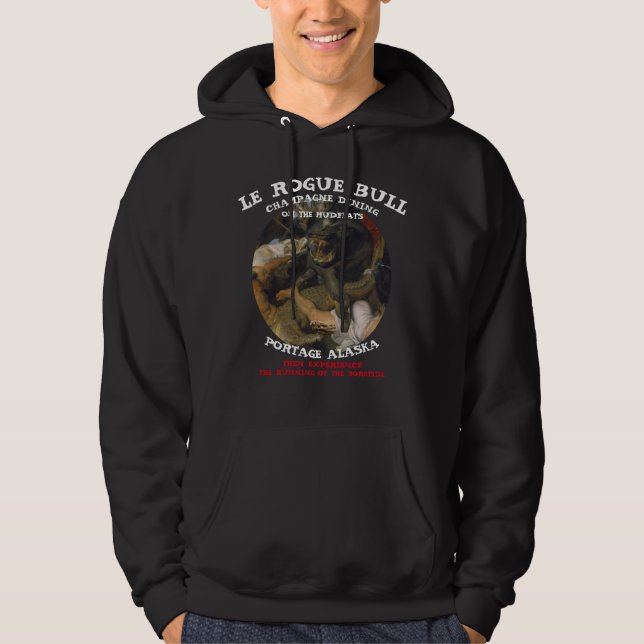 Le Rogue Bull Champagne Dining på Mudflats Hoodie (Framsida)