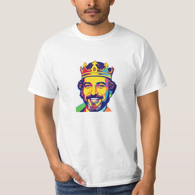 Le roi du Bitcoin T Shirt (Framsida)