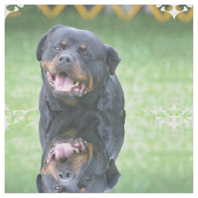 Le Rottweiler Tyg (Närbild)