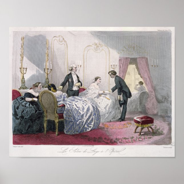 Le Salon de loge a l'Opera Poster (Framsidan)