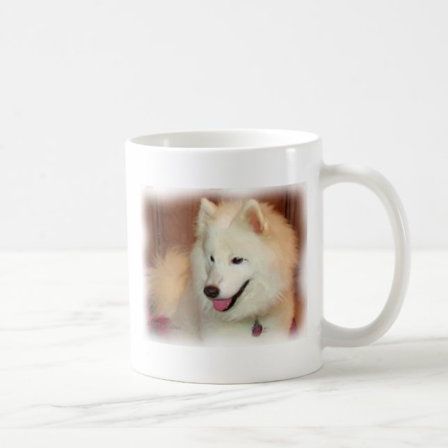 Le SamoyedDigital oljemålning verkställa muggen Kaffemugg (Höger)