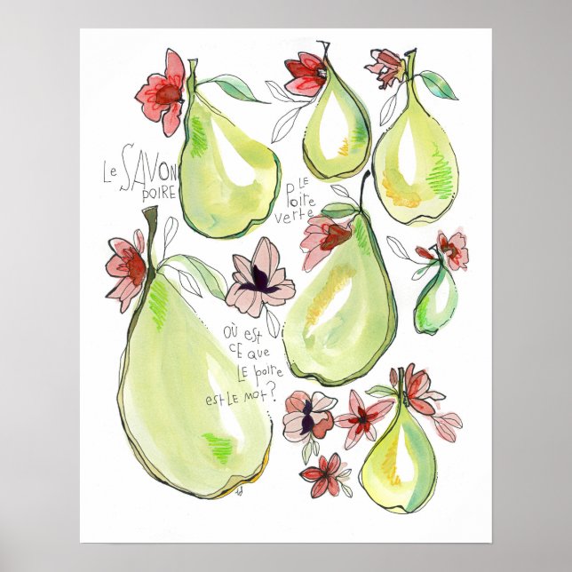 Le Savon Poire Poster (Framsidan)