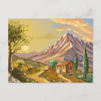Le sentier du cabanon  vykort
