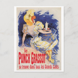 Le Slå Grassot Vintage Vin Drink Ad Art Vykort