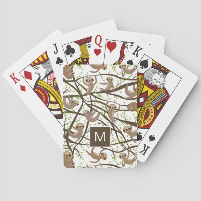 Le Slothmönster Casinokort (Baksidan)