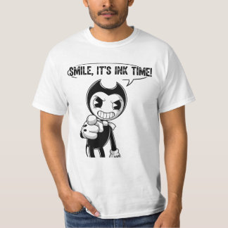 Le Smajta Det Är Bläcktid Skräck Cartoon Bläckdemo T Shirt