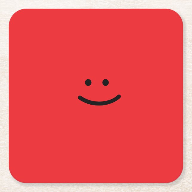 LE SMILE :) UNDERLÄGG PAPPER KVADRAT (Framsidan)