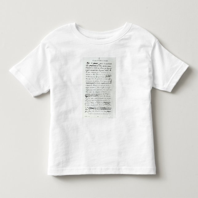 Le Soir d'un Jour de Marche' T-shirt (Framsida)
